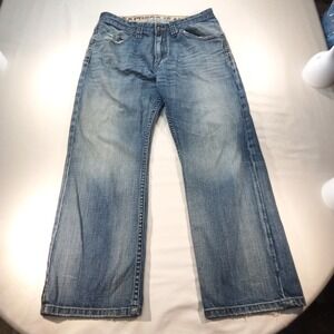 Express Jeans Kingston Boot Cut Blue Denim Jeans W34 L30